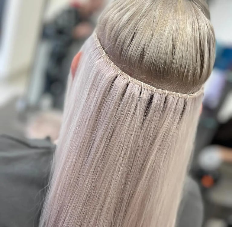 weft hair extensions in hull