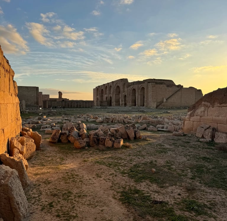 Hatra ruins.