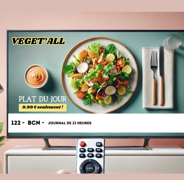 Voix off féminine pour une publicité télé fictive, micro professionnel