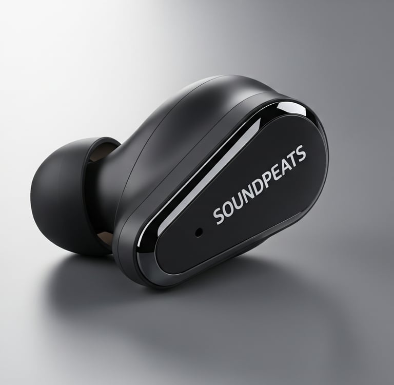 um par de fones de ouvido com a palavra sound peats