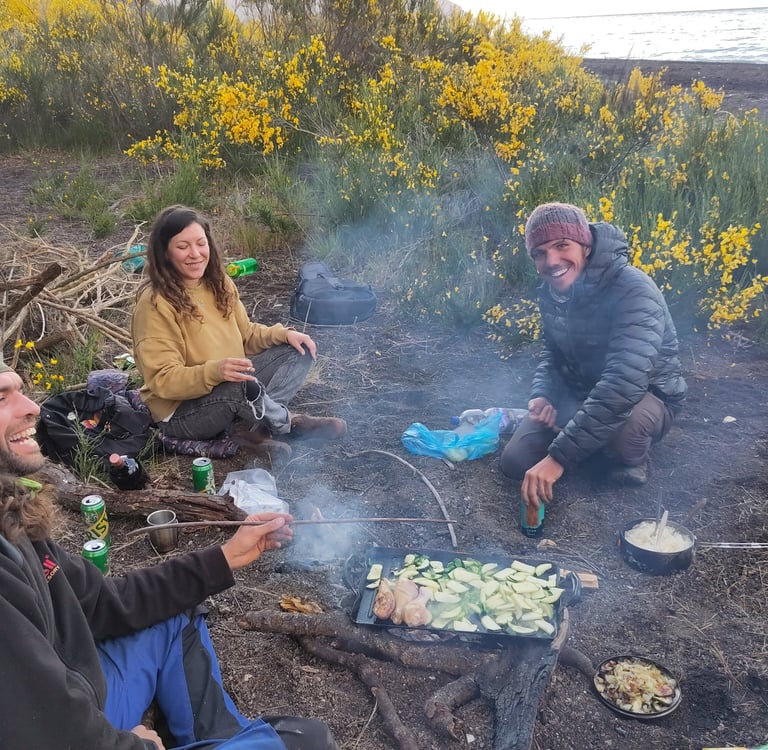 aventure bivouac séjour itinérant feu camps