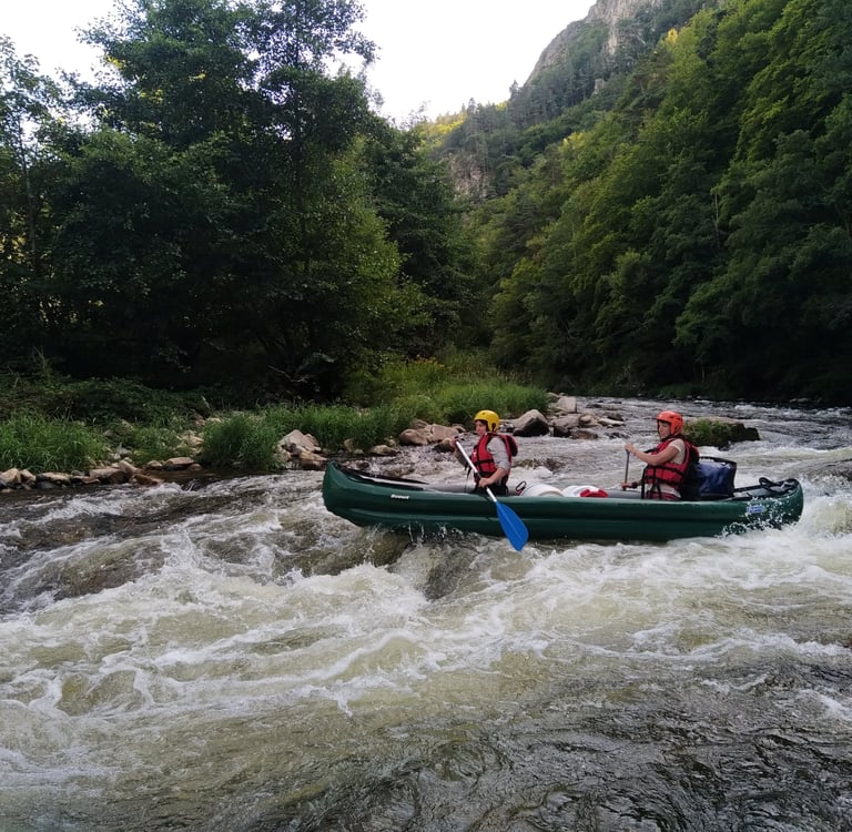 activité sportive gorges allier rapides canoë kayak