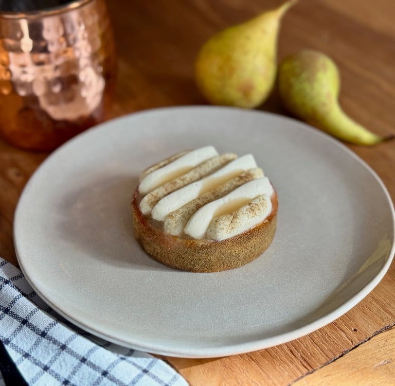 Tarte poire réglisse