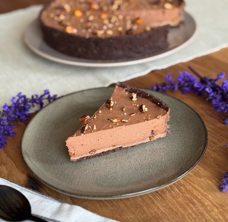 Tarte mousse au chocolat