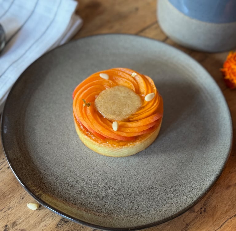 Tarte abricot Pignon de pin