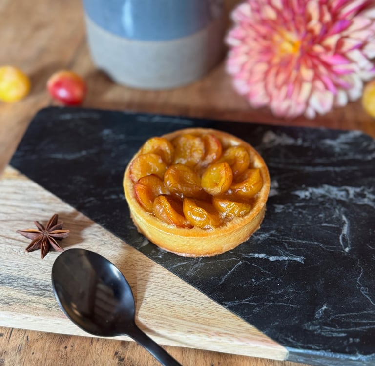 tarte mirabelle anis