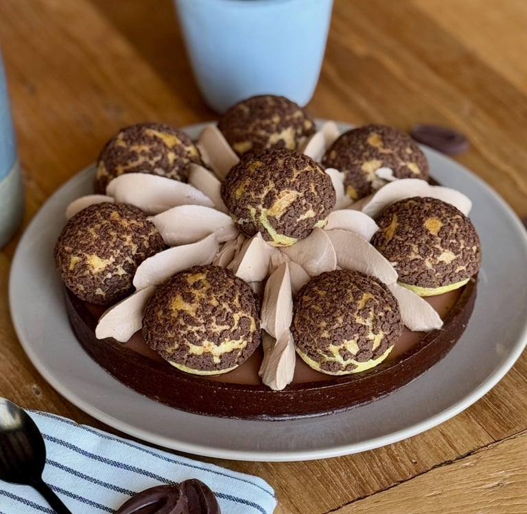 saint honore au chocolat