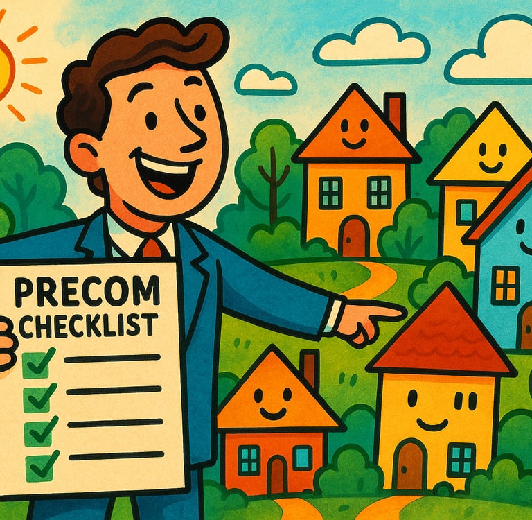 a man holding a paper with a checklist