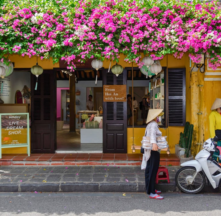 Hoi An Ancient Town in Central Vietnam, a popular day trip from Da Nang