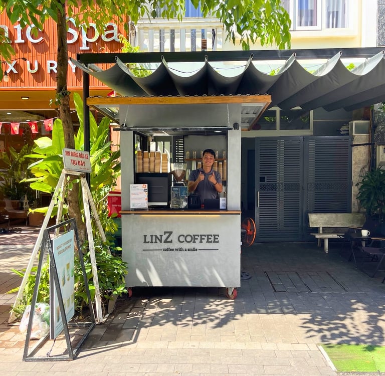 LinZ Coffee, a neighbourhood cafe in An Thuong, Da Nang, Vietnam
