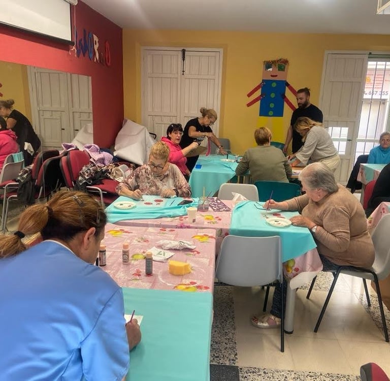 Taller Mantones Mayores SomosBarrio