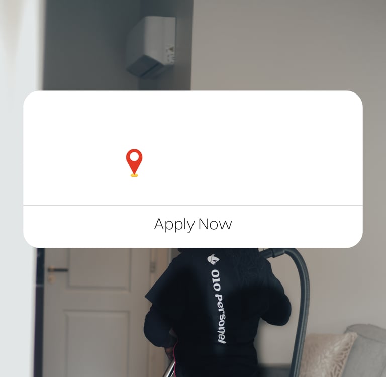 rotterdam cleaners job logo, 010 personeel, work, cleaner, hotel kamermeisje