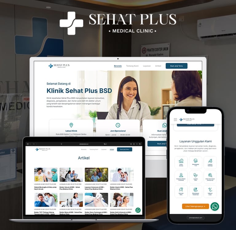 Sehat Plus BSD Website