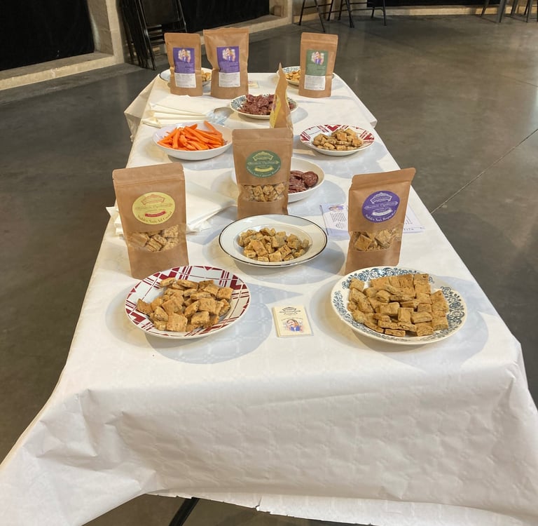 Apéritif cocktail avec les biscuits artisanaux de la Biscuiterie de l'Apothicaire