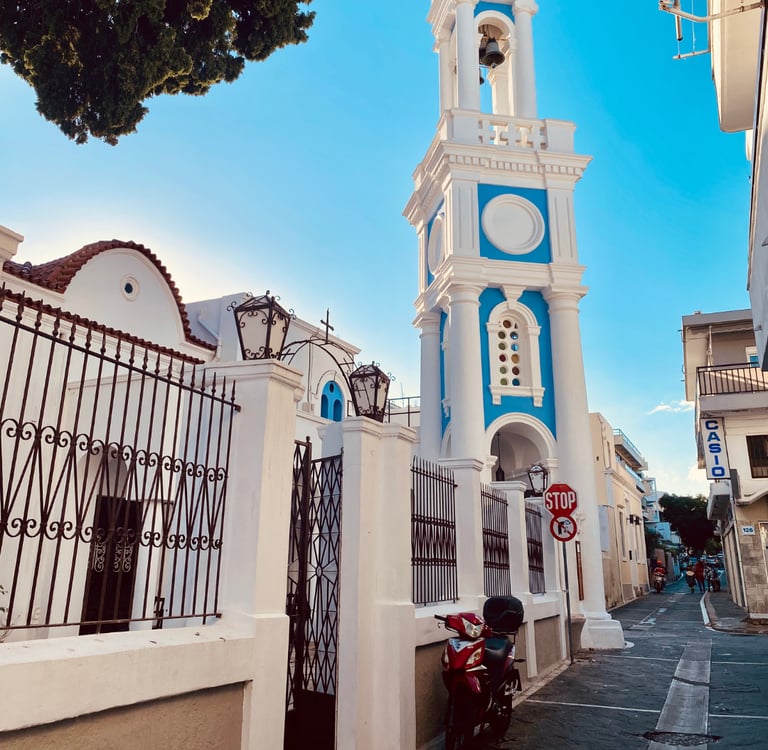 a clock tower with a clock on it