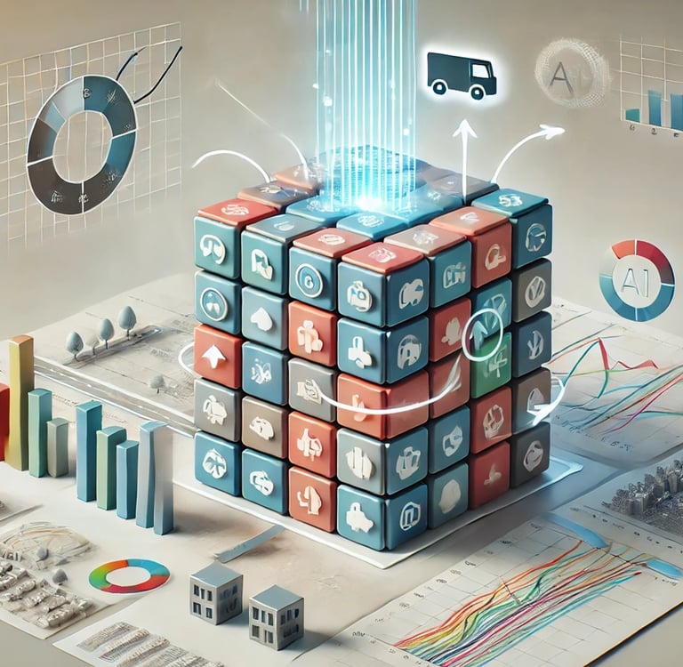 data cube many variables
