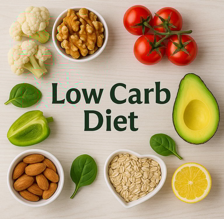 Low Carb diet menu meals plan pdf recipes for weight loss