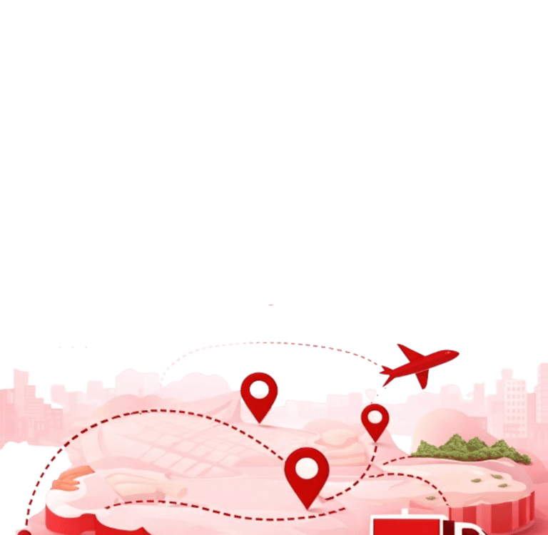 Intercity food delivery system designed for long distance orders with Hungersate