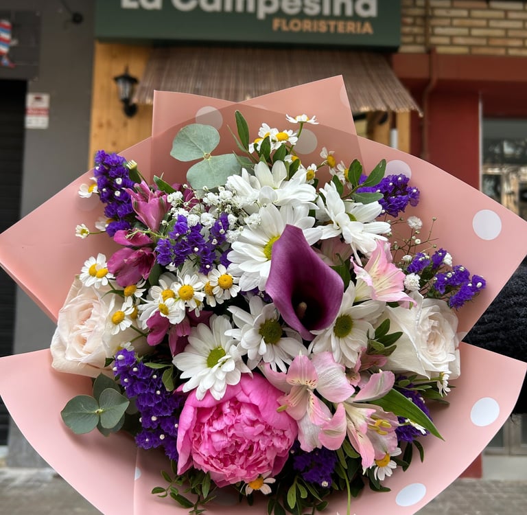 ramo de flores en Valencia