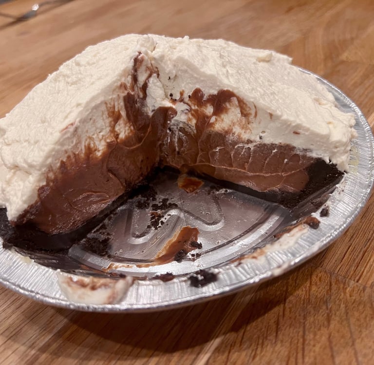 chocolate pudding pie 