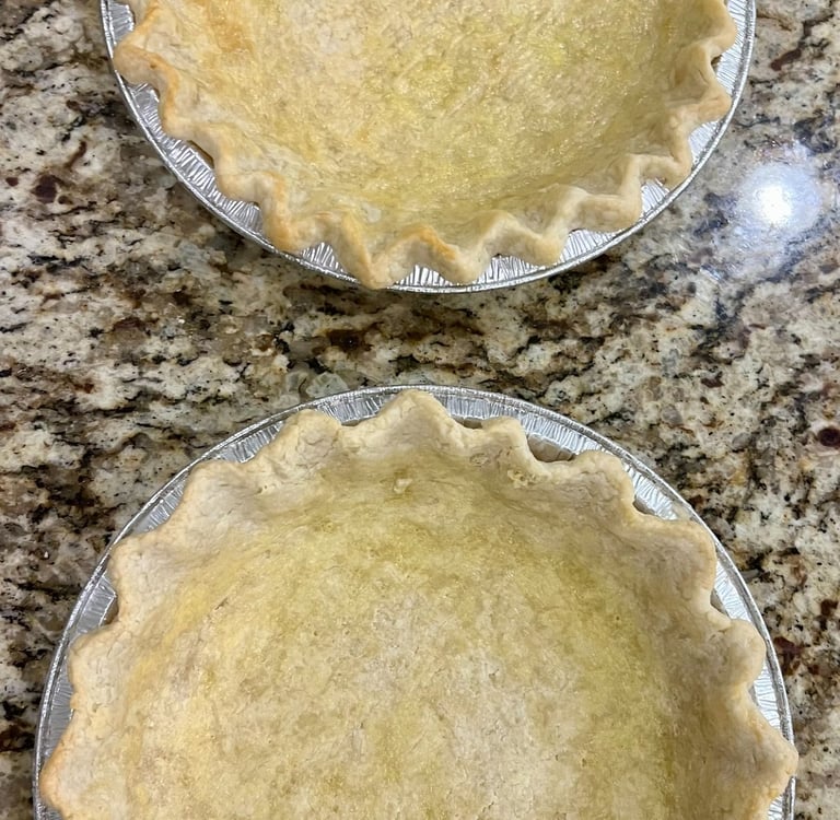 par-baked pie crust