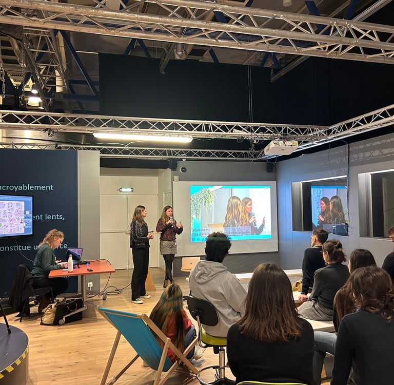 Conférence les invisibles dans les jardins. Workshop Ville d'avenir à la Cité des sciences
