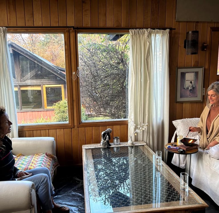 voluntarias homa practican agnihotra en san martín de los andes