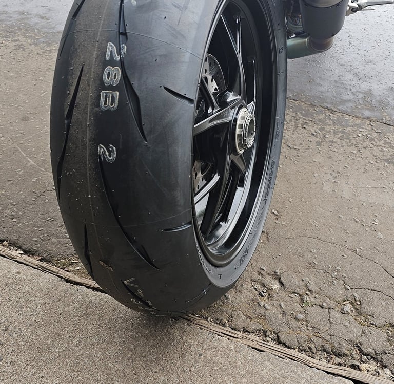 Image of a Rear Motorbike Tyre