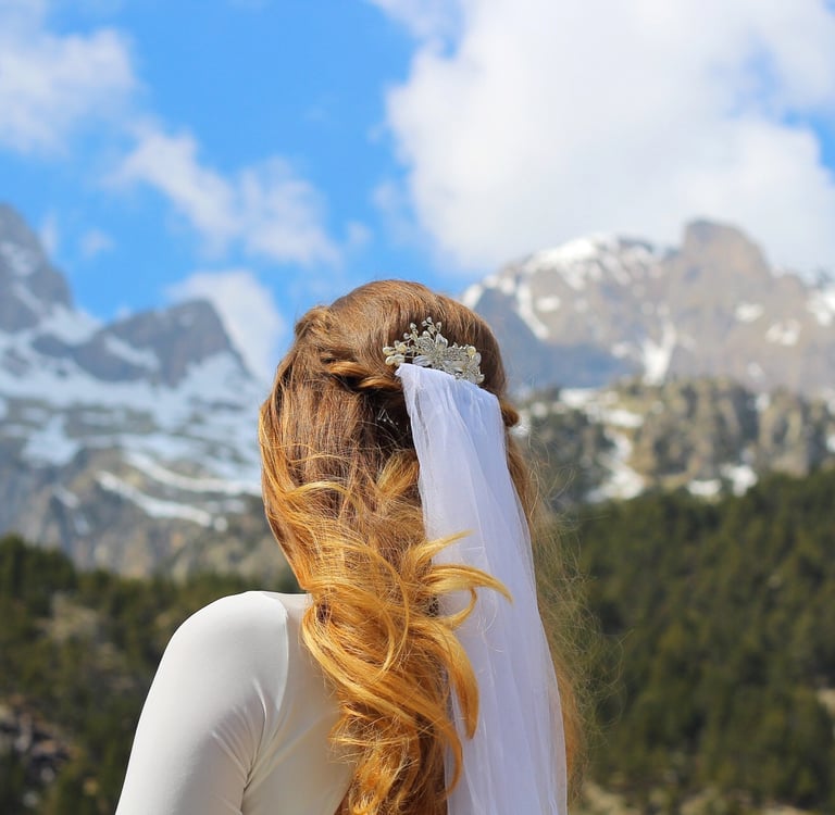 Maquillaje y peinado de novia natural en Huesca