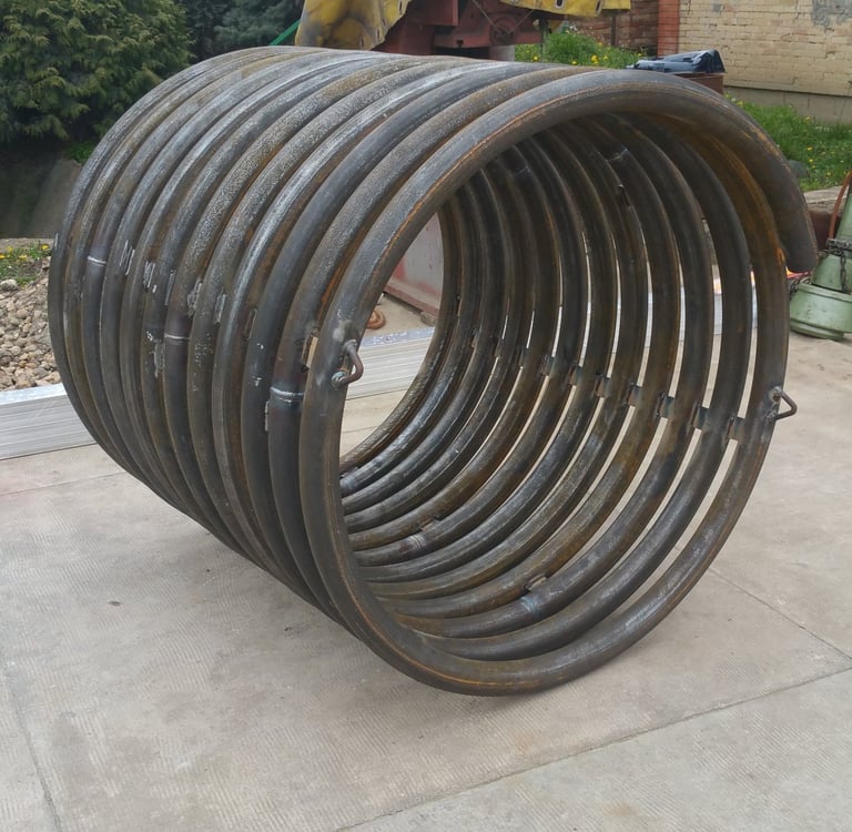 zavarivanje spiralnog izmenjivača