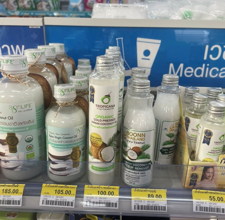 tajskie kosmetyki w 7 Eleven