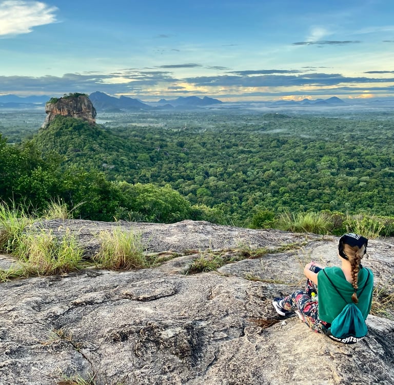 Sri Lanka Lwia skała punkt widokowy