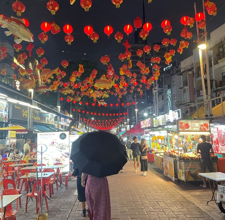 Dzielnica Chinatown w Kuala Lumpur