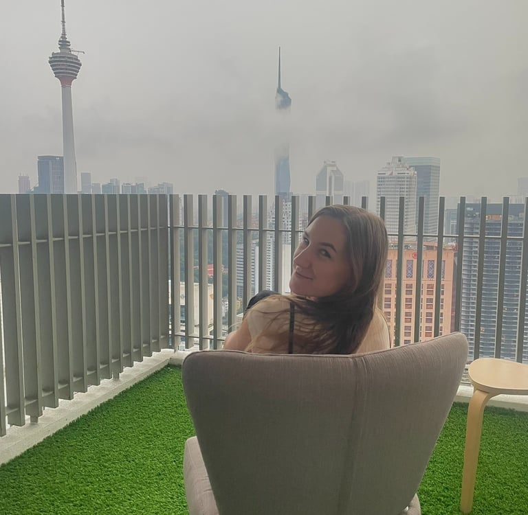 Kuala Lumpur widok z wieżowca