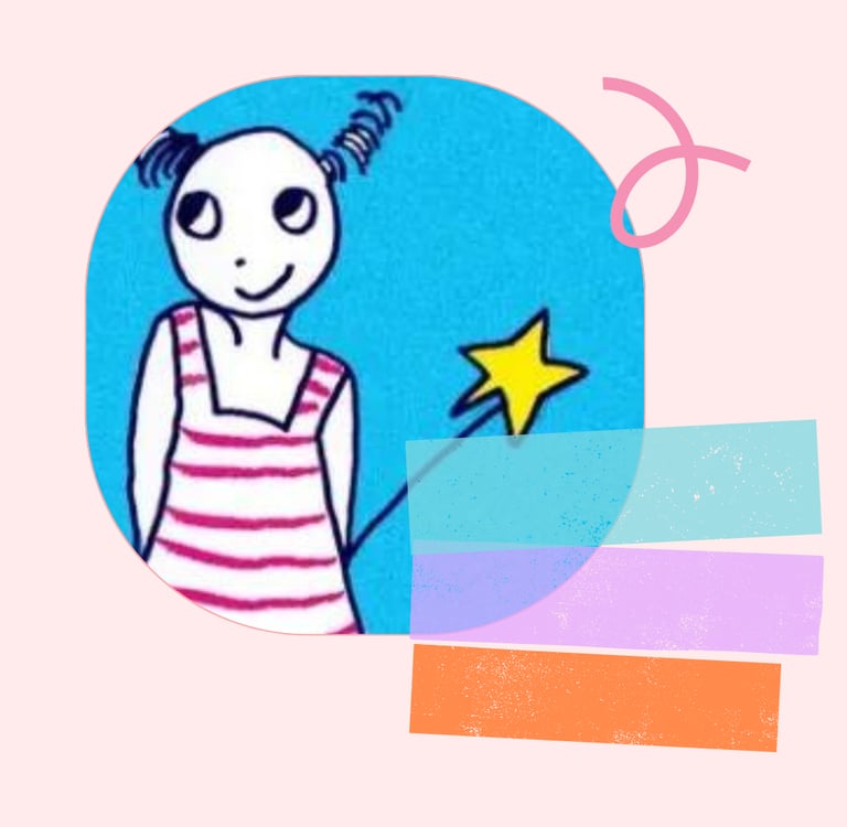 dessin d'une fée : Lili fée des siennes, compagnie de théâtre pour enfant, spectacle et animation