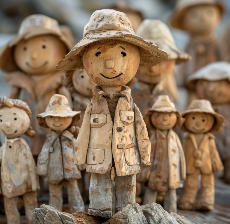 Rebellion der Holzfiguren