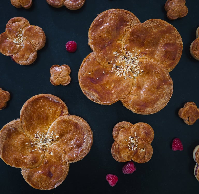 gâteau basque framboise