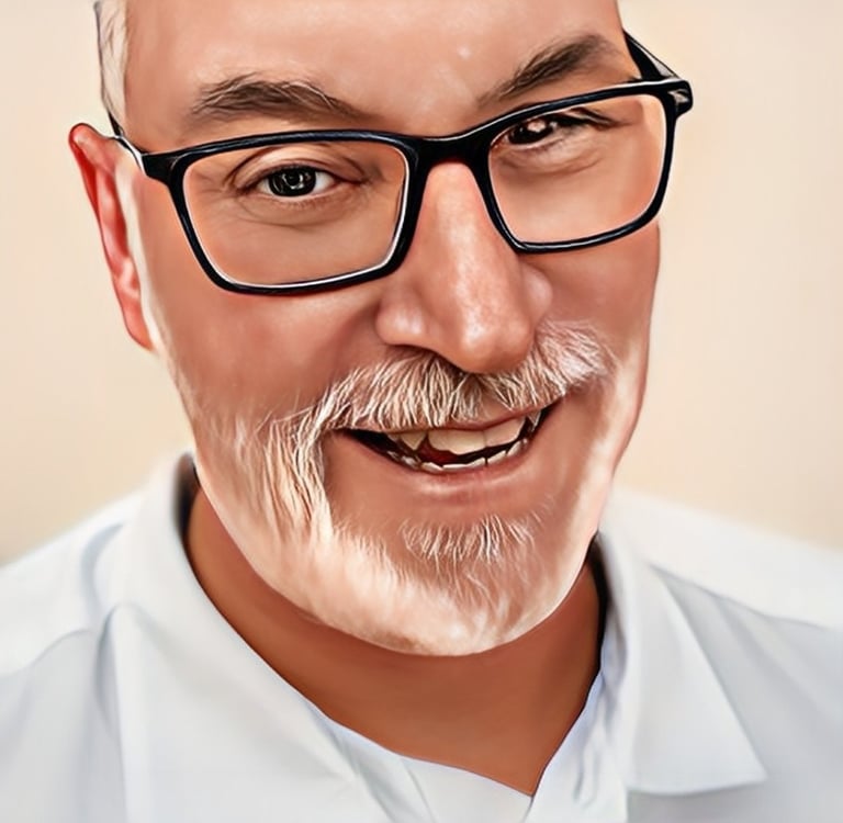 Mark Gillan close up portrait