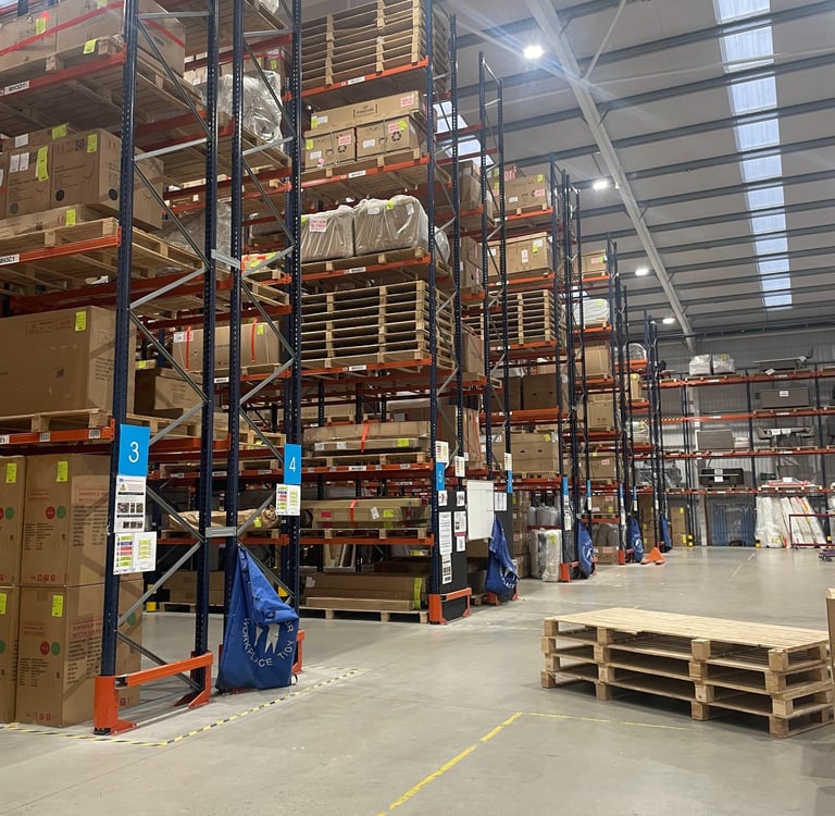 warehouse services UK pallet racking installation
