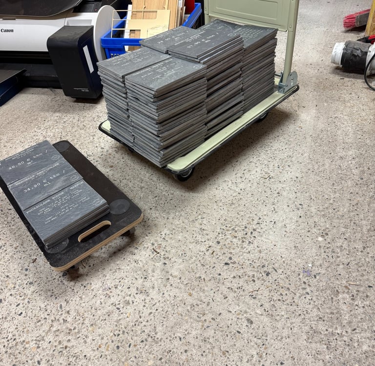 Ardoise gravée au laser