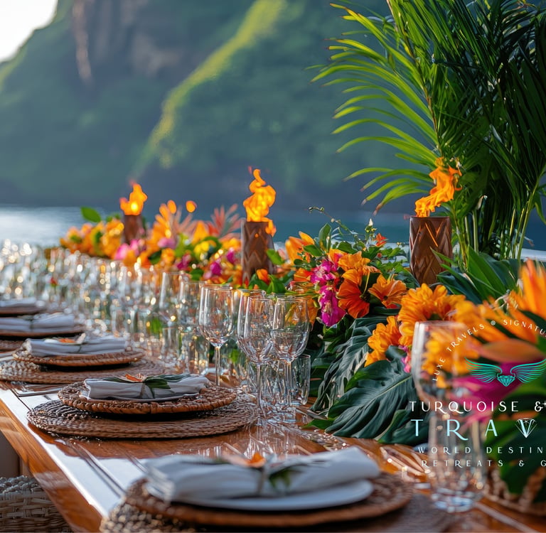 Fundraising and awards gala for major campaign, beautiful international location