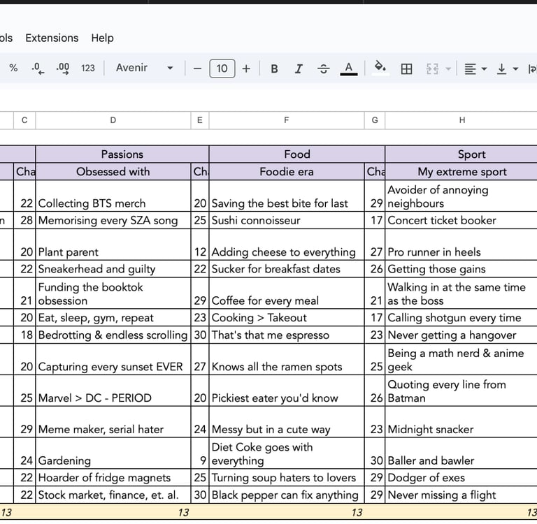 UX copy examples for Hily - a dating app