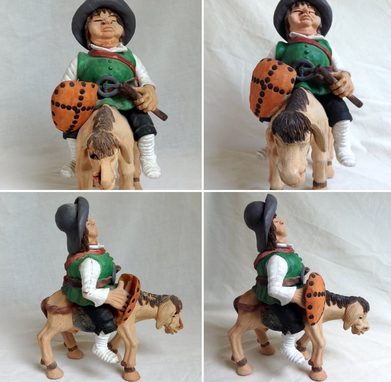 Sancho panzo before and after conservation