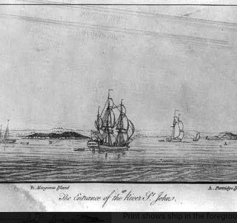 Entrance to the Harbour, early 1780s.