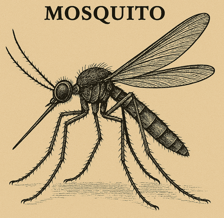 Image of a mosquito which Treat Pest Control Service takes care of