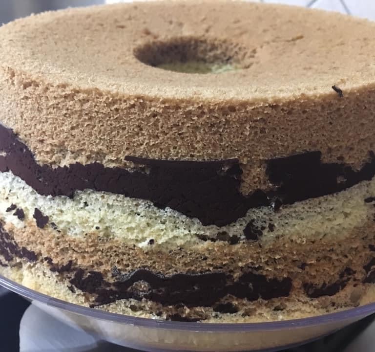 chiffon cake giraffa