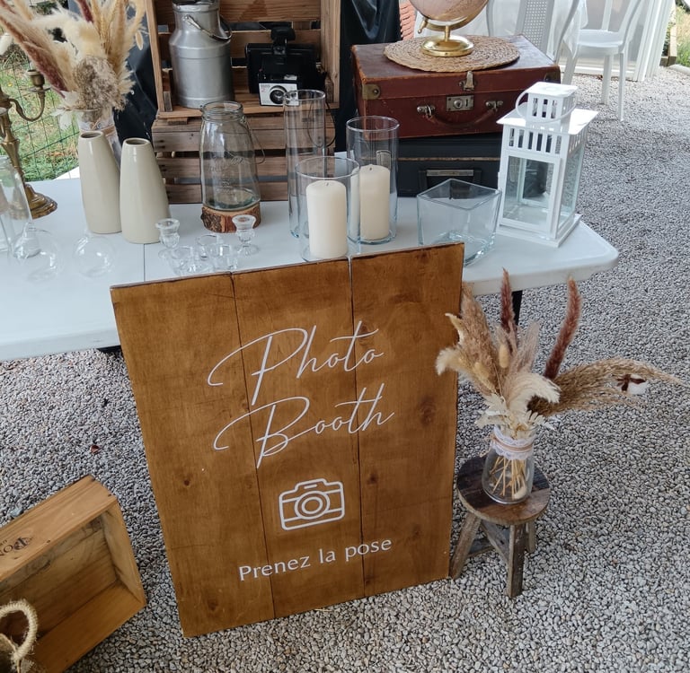 panneau photobooth