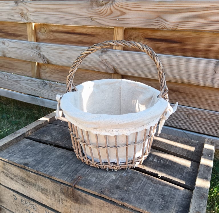 panier en osier rond