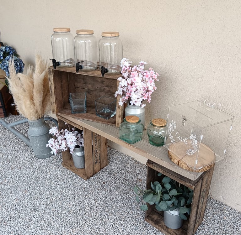 fleurs blanches et roses