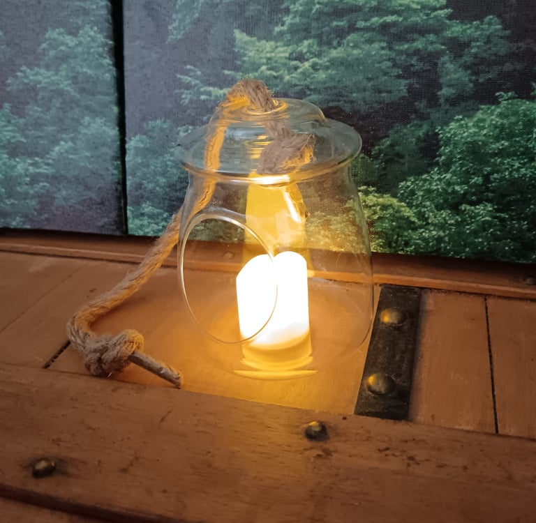 lanterne avec corde